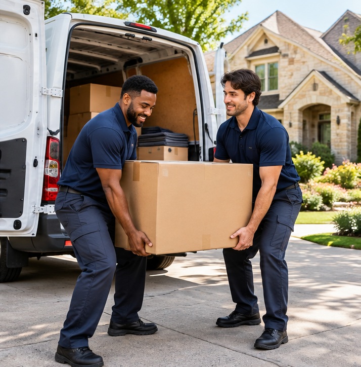 Demonstration photography for moving & hauling